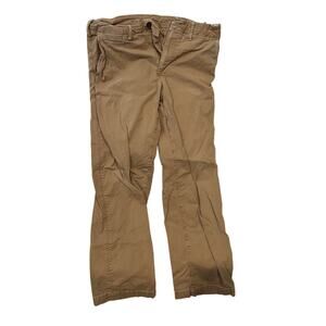 American Eagle Tan Relaxed Straight Jeans Mens 33x32